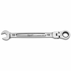 MILWAUKEE 45-96-9613 Combination Wrench, Chrome Vanadium Steel, Chrome, 13 mm Head Size, 186 3/8 mm Length | CT3HTF 798HK2