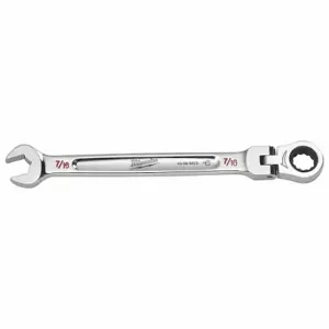 MILWAUKEE 45-96-9813 Combination Wrench, Chrome Vanadium Steel, Chrome, 7/16 Inch Head Size, 7/8 Inch Length | CT3HUN 798HL7