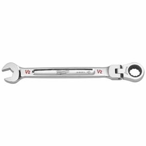 MILWAUKEE 45-96-9814 Combination Wrench, Chrome Vanadium Steel, Chrome, 1/2 Inch Head Size, 1 1/8 Inch Length | CT3HRR 798HL8