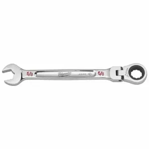 MILWAUKEE 45-96-9816 Combination Wrench, Chrome Vanadium Steel, Chrome, 5/8 Inch Head Size, 1 3/8 Inch Length | CT3HUK 798HM0