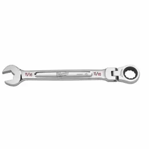 MILWAUKEE 45-96-9817 Combination Wrench, Chrome Vanadium Steel, Chrome, 11/16 Inch Head Size, 1 1/2 Inch Length | CT3HRZ 798HM1