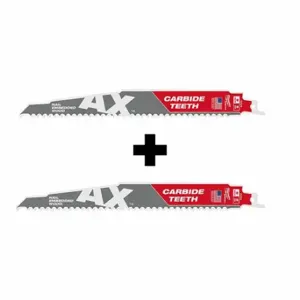 MILWAUKEE 48-00-5226, 48-00-5226 Reciprocating Saw Blade, 5 Teeth Per Inch, 9 Inch Blade Length, 9 Inch Height | CT3NGL 373WJ5