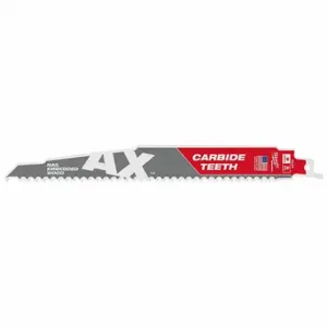 MILWAUKEE 48-00-5226 Reciprocating Saw Blade, 5 Teeth Per Inch, 9 Inch Blade Length, 1 Inch Height | CT3NHW 49EM19