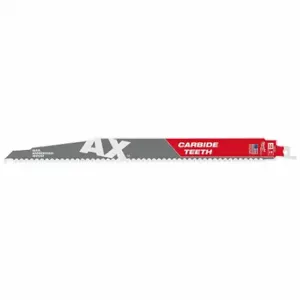 MILWAUKEE 48-00-5227 Reciprocating Saw Blade, 5 Teeth Per Inch, 12 Inch Blade Length, 1 Inch Height | CT3NGD 49EM20