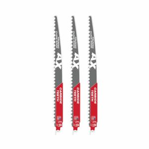 MILWAUKEE 48-00-5333 Reciprocating Saw Blade, 3 Teeth Per Inch, 12 Inch Blade Length, 1 Inch Height | CT3NFX 60RG53