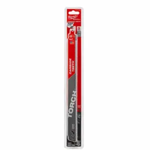 MILWAUKEE 48-00-5503 Reciprocating Saw Blade, 7 Teeth Per Inch, 12 Inch Blade Length, 1 Inch Height | CT3NHD 60RG61