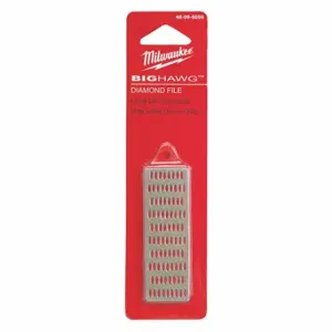 MILWAUKEE 48-09-5055 Diamond File, Square, Single Edge Cut, 8 Inch Lg Without Tang, 1 15/16 Inch Wd | CV4LMX 483K87