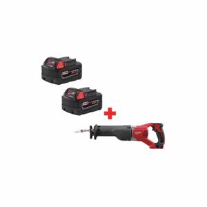 MILWAUKEE 48-11-1852, 2621-20 Reciprocating Saw, 1 1/8 Inch Stroke Length, 3000 Max. Strokes Per Minute, Straight | CT3NJL 285MN0