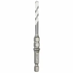 MILWAUKEE 48-20-8874 Carbide Drill Bit, 3/16 Inch Drill Bit Size, 2 Inch | CT3JVJ 798HH4