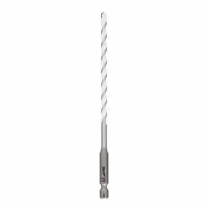 MILWAUKEE 48-20-8884 Carbide Drill Bit, 3/16 Inch Drill Bit Size, 4 Inch | CT3JVN 785XV9