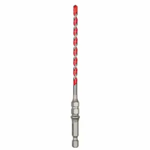 MILWAUKEE 48-20-9096 Carbide Drill Bit, 3/16 Inch Drill Bit Size, 4 Inch | CT3JVM 798HJ0