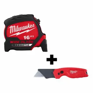 MILWAUKEE 48-22-0216M, 48-22-1500 Tape Measure, 2 Total Pcs, Cutting Tools/Measuring and Testing Tools, SAE, 1 Cutting Tools | CP4LWW 359WJ5