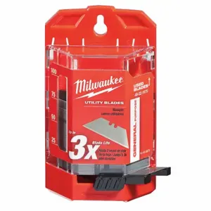 MILWAUKEE 48-22-1975 Utility Blade, 3/4 Inch Blade Width, 0.03125 Inch Blade Thickness | CT3PXG 22UY25