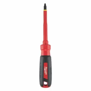 MILWAUKEE 48-22-2242 Insulated ECX Screwdriver, Insulated ECX Screwdriver, Tip Size, 10 Inch Overall Length | CV3WCW 55ZY90