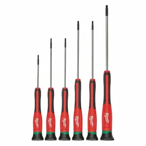 MILWAUKEE 48-22-2610 Screwdriver Set, Plastic, 6 Pieces | CE9KAW 55ZY96