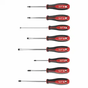 MILWAUKEE 48-22-2718 Screwdriver Set With Square Recess, 8 Pcs | CN9GPP 197V64