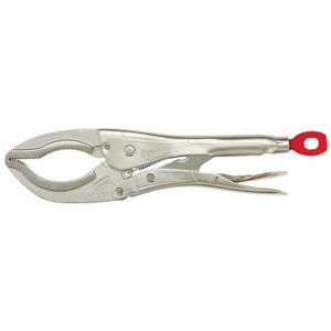 MILWAUKEE 48-22-3541 Large Capacity Locking Pliers, Curved, Lever, 3 1/8 Inch Max Jaw Opening | CV4MXF 48ZT34