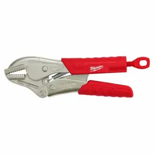 MILWAUKEE 48-22-3807 Locking Plier, Flat, Lever, 1 1/2 Inch Max Jaw Opening, 7 Inch Overall Length | CT3MPB 48ZT39