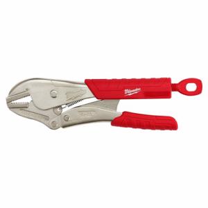 MILWAUKEE 48-22-3810 Locking Plier, Flat, Lever, 1 7/8 Inch Max Jaw Opening, 10 Inch Overall Length | CT3MPE 48ZT40