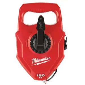 MILWAUKEE 48-22-3915 Chalk Reel, 4, 1, 100 ft Line Length, Red, 24 oz Fill Wt, Turn Cap Door | CP2EQR 181PA6