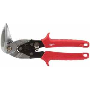 MILWAUKEE 48-22-4511 Left Aviation Snip, 9 Inch, 22 Mild | CD2NEF 437K28