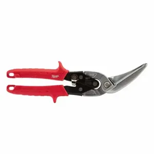 MILWAUKEE 48-22-4538 Offset Snip, Left/Straight, 11 Inch Overall Length, 3 3/4 Inch Cutting Length, Steel | CT3MTD 437K26