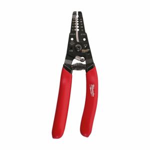 MILWAUKEE 48-22-6109 Wire Stripper, 18 AWG to 8 AWG, 7 1/8 Inch Overall Length, Rounded Edge Blade Shear, Steel | CT3QBN 52AY49