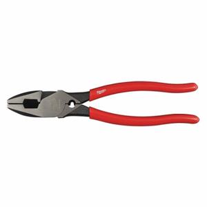 MILWAUKEE 48-22-6500 Linemans Plier, 9 Inch Overall Length, 1 7/8 Inch Jaw Length, 1 3/4 Inch Jaw Width | CT3MQC 483K27