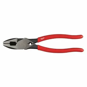 MILWAUKEE 48-22-6500 Linemans Plier, 9 Inch Overall Length, 1 7/8 Inch Jaw Length, 1 3/4 Inch Jaw Width | CT3MQC 483K27