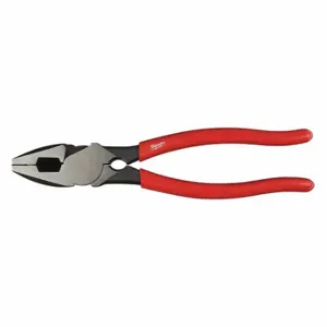 MILWAUKEE 48-22-6503 Linemans Plier, 9 Inch Overall Length, 1 7/8 Inch Jaw Length, 1 3/4 Inch Jaw Width | CT3MQB 483K39