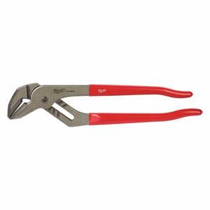 MILWAUKEE 48-22-6512 Tongue and Groove Plier, Flat, Groove Joint, 2 1/4 Inch Max Jaw Opening | CT3PRF 483K31