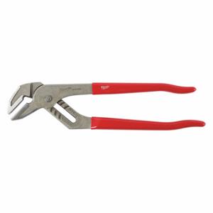 MILWAUKEE 48-22-6552 Tongue and Groove Pliers, Flat, Groove Joint, 2 1/4 Inch Max Jaw Opening | CT3PRH 483K37