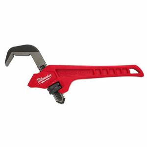 MILWAUKEE 48-22-7171 Hex Pipe Wrench, Cast Iron, 2 5/8 Inch Jaw Capacity, Smooth, 10 Inch Overall Length | CT3KVA 487R37