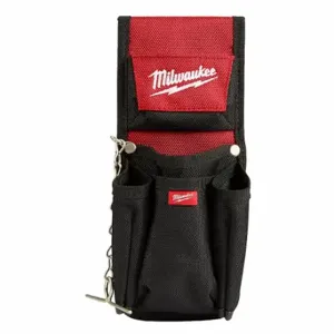 MILWAUKEE 48-22-8118 Tool Pouch, 7 Pockets, Small Utility Tools, Belt Slot, For 3 Inch Max Belt Width, Open Top | CT3PVB 444N81