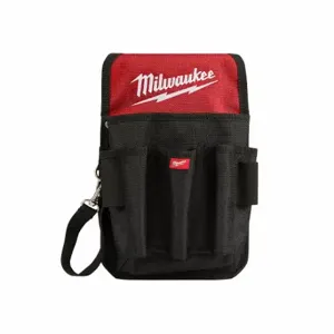 MILWAUKEE 48-22-8119 Tool Pouch, 8 Pockets, Small Utility Tools, Belt Slot, For 3 Inch Max Belt Width, Open Top | CT3PVC 444N82