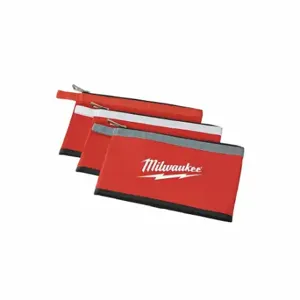 MILWAUKEE 48-22-8193 Tool Bag, Canvas, Red, 12 1/2 Inch Overall Width, 3/4 Inch Overall Dp | CT3PTB 53TX75