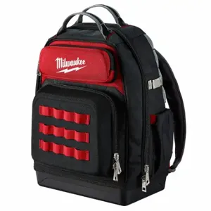 MILWAUKEE 48-22-8201 Tool BackPack, 2 Outside Pockets, 46 Inside Pockets, 18 Inch Overall Width | CT3PRP 416P44