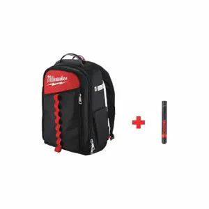 MILWAUKEE 48-22-8202, 2105 Tool BackPack, 4 Outside Pockets, 18 Inside Pockets, 14 Inch Overall Width | CT3PRR 326UU4