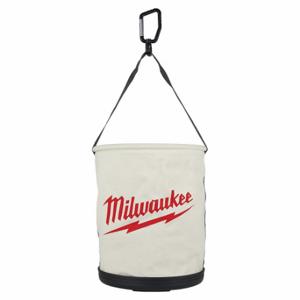 MILWAUKEE 48-22-8271 Canvas Utility Bucket, 11 3/4 Inch Overall Width, 14 5/8 Inch Overall Height | CT3HCY 798KT7