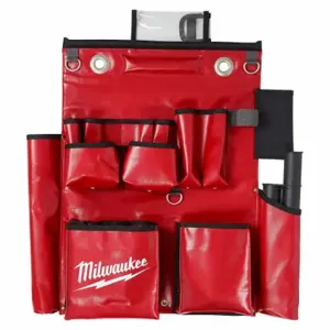 MILWAUKEE 48-22-8291 Tool Apron, Vinyl, Electrician, 18 Pockets | CT3GUL 787LN2