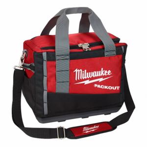 MILWAUKEE 48-22-8321 Tool Bag, 2 Outside Pockets, 1 Inside Pockets, 15 Inch Overall Width, 15 Inch Overall Dp | CT3PRU 485A33