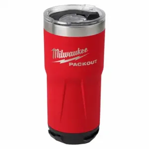 MILWAUKEE 48-22-8392R Tumbler, Metal, Red, 20 oz Capacity | CT3PWZ 801AG6