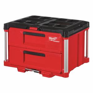 MILWAUKEE 48-22-8442 Tool Box, 22 1/4 Inch Overall Width, 16 1/4 Inch Overall Dp, 14 1/4 Inch Overall Height | CT3PTE 60RK01