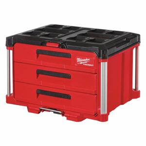MILWAUKEE 48-22-8443 Tool Box, 22 1/4 Inch Overall Width, 14 1/4 Inch Overall Dp, 14 1/4 Inch Overall Height | CT3PTD 60RK02