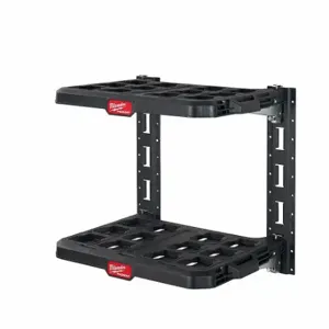 MILWAUKEE 48-22-8480 Racking System, 21 1/2 Inch Width, 17 5/8 Inch Depth, 20 Inch Height, Black | CT3NDB 60RK03