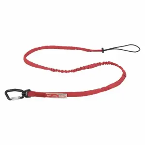 MILWAUKEE 48-22-8812 Tool Lanyard, Black/Red, Carabiner, Steel, Hand Tools/Power Tools | CT3PUP 55FF47