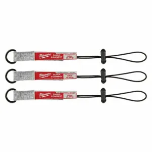 MILWAUKEE 48-22-8822 Tool Lanyard, For Hand Tools/Power Tools, Carabiner, C Inch, Steel, 5 lb Capacity | CT3PUV 55FF38