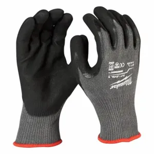 MILWAUKEE 48-22-8952 Work Gloves, L 9, ANSI Cut Level A5, Palm, Double Dipped, Nitrile, Nitrile, Sandy | CT3NRW 787UU9