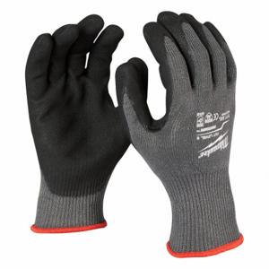 MILWAUKEE 48-22-8954 Work Gloves, 2XL 11, ANSI Cut Level A5, Palm, Double Dipped, Nitrile, Nitrile, Sandy | CT3NRM 787UV3