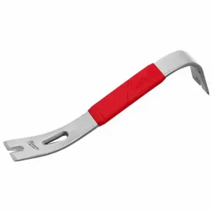 MILWAUKEE 48-22-9034 Pry Bar, Claw End, 12 Inch Length, 2 3/4 Inch Bar Width, 1 3/4 Inch End Width | CT3NCW 802G84